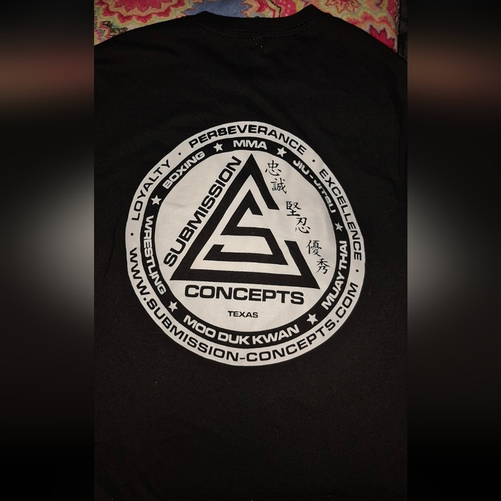 NEVER WORN Mens S MMA Next Level Apparel Texas Submission Concepts Graphic Tee